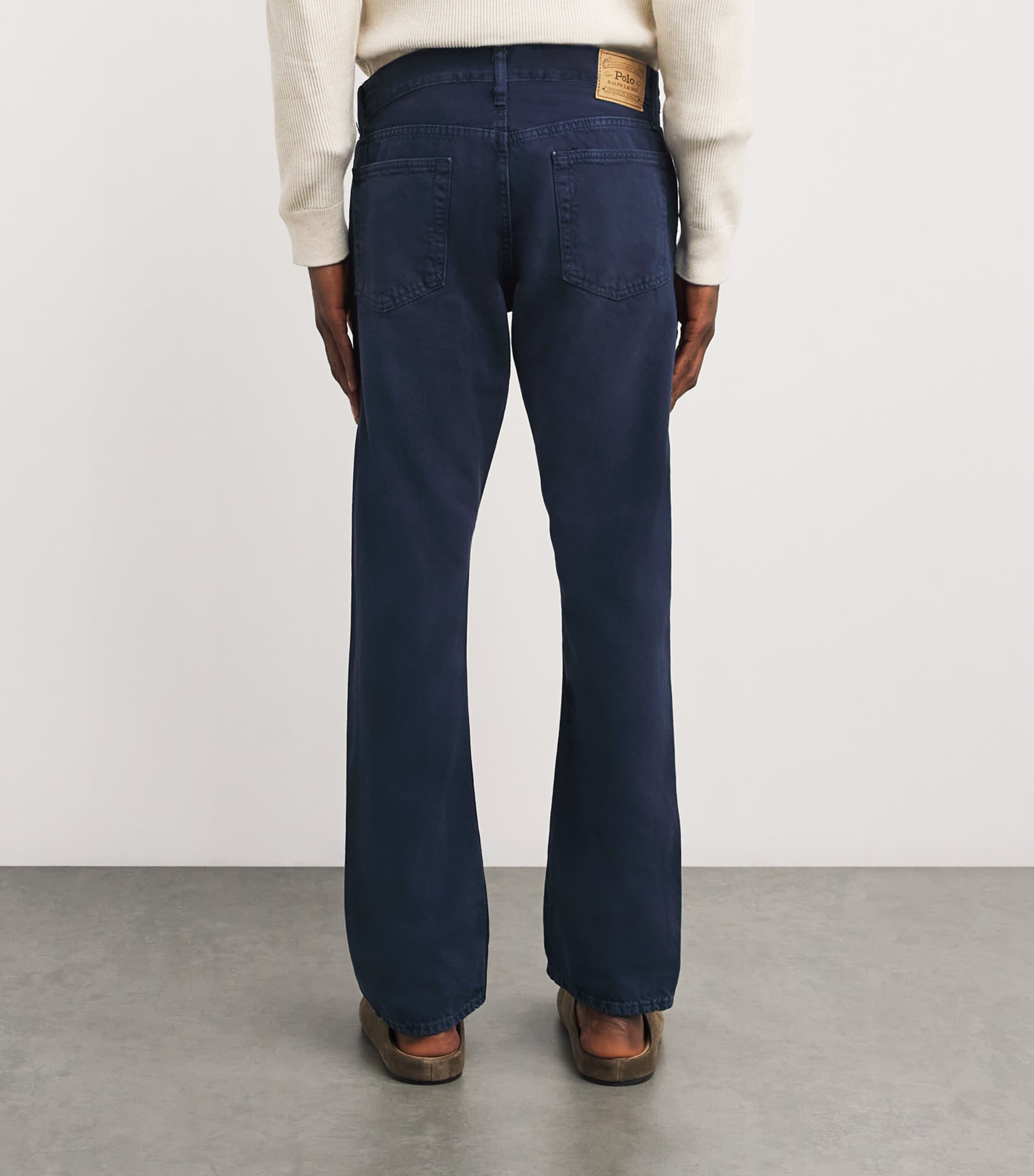 Polo Ralph Lauren Mens Hampton Relaxed Straight Jeans Navy Image 4