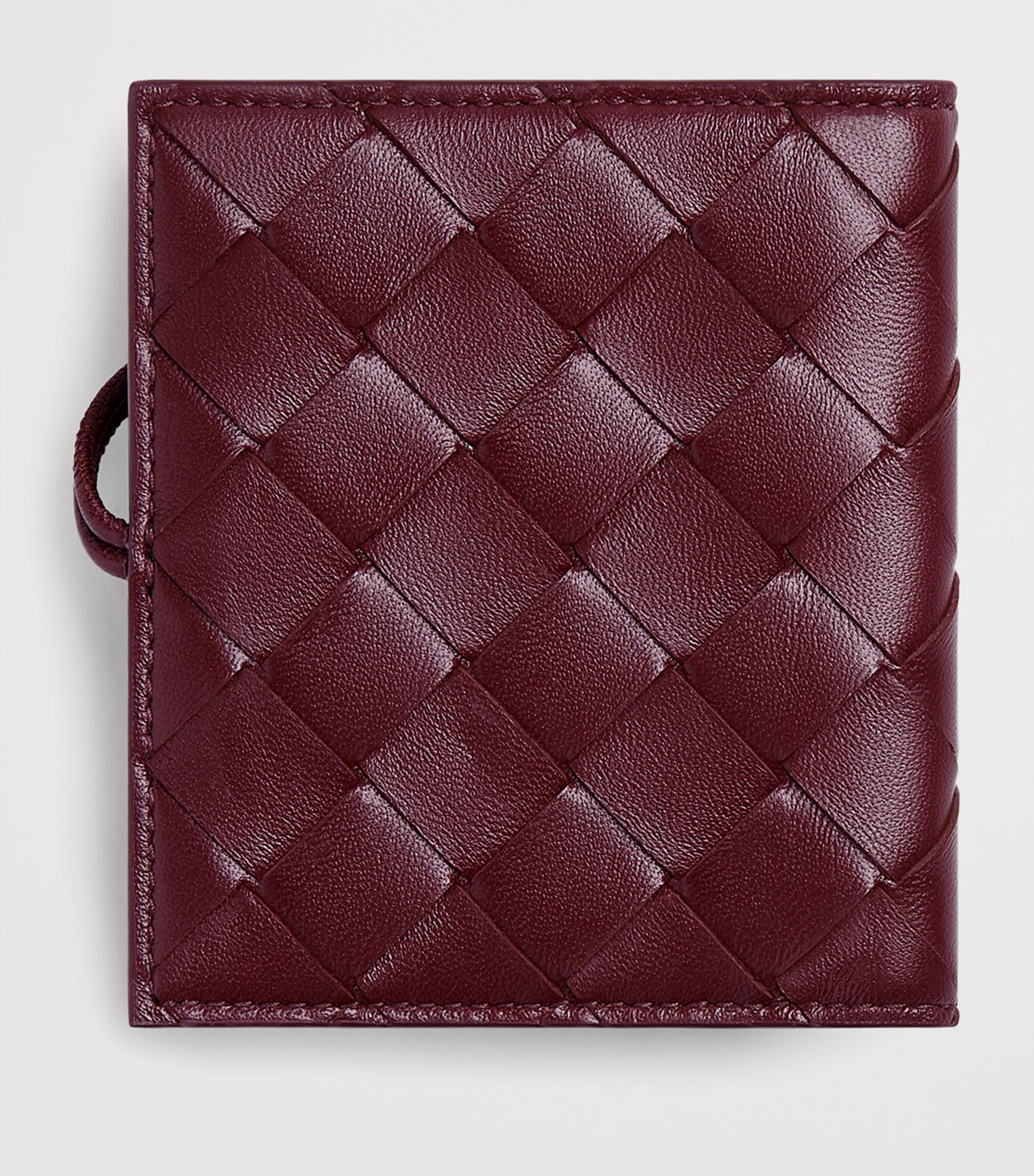 Bottega Veneta Leather Andiamo Bifold Card Holder Image 3