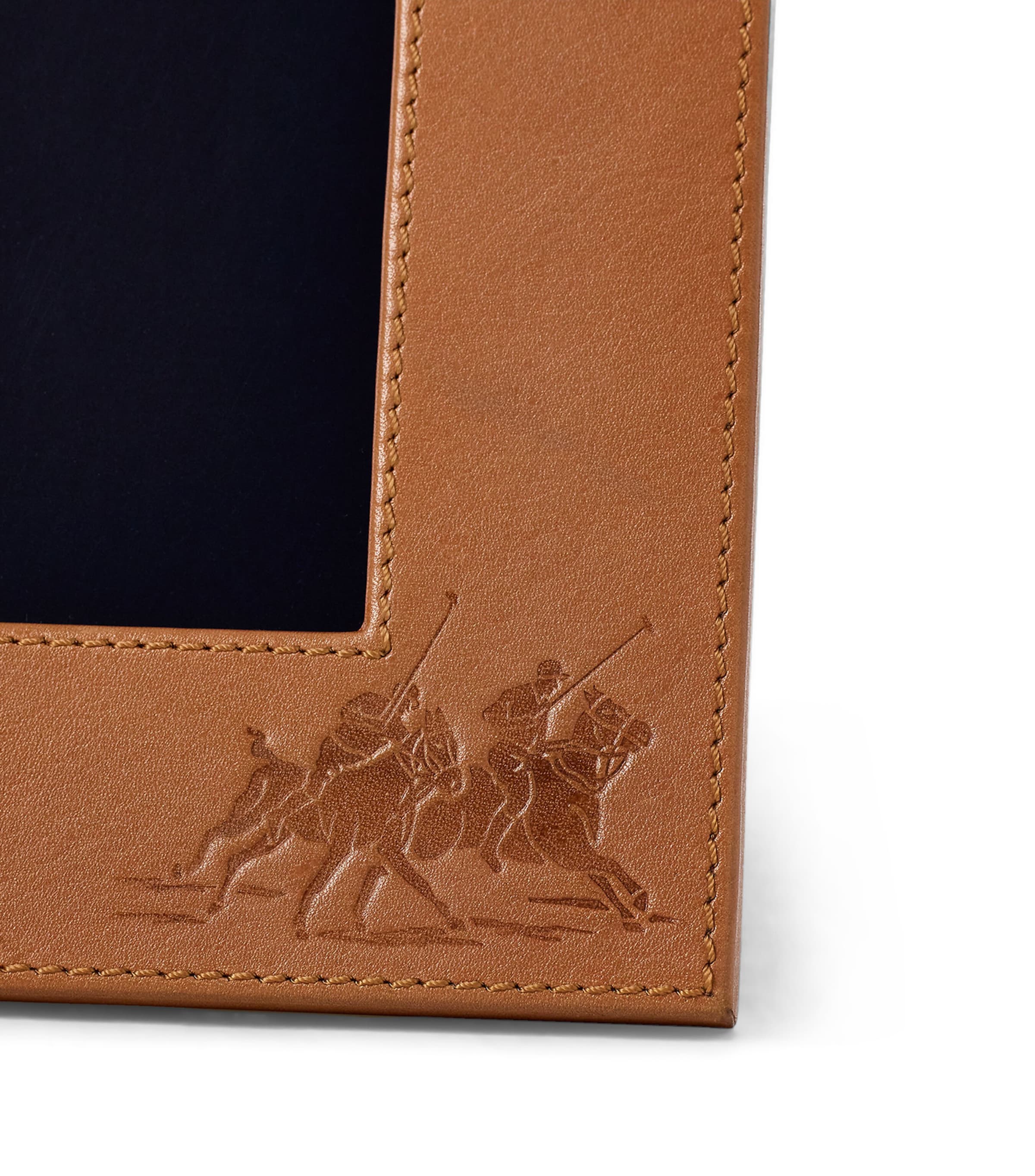 Leather Garrett Frame (5" x 7") SADDLE Image 2