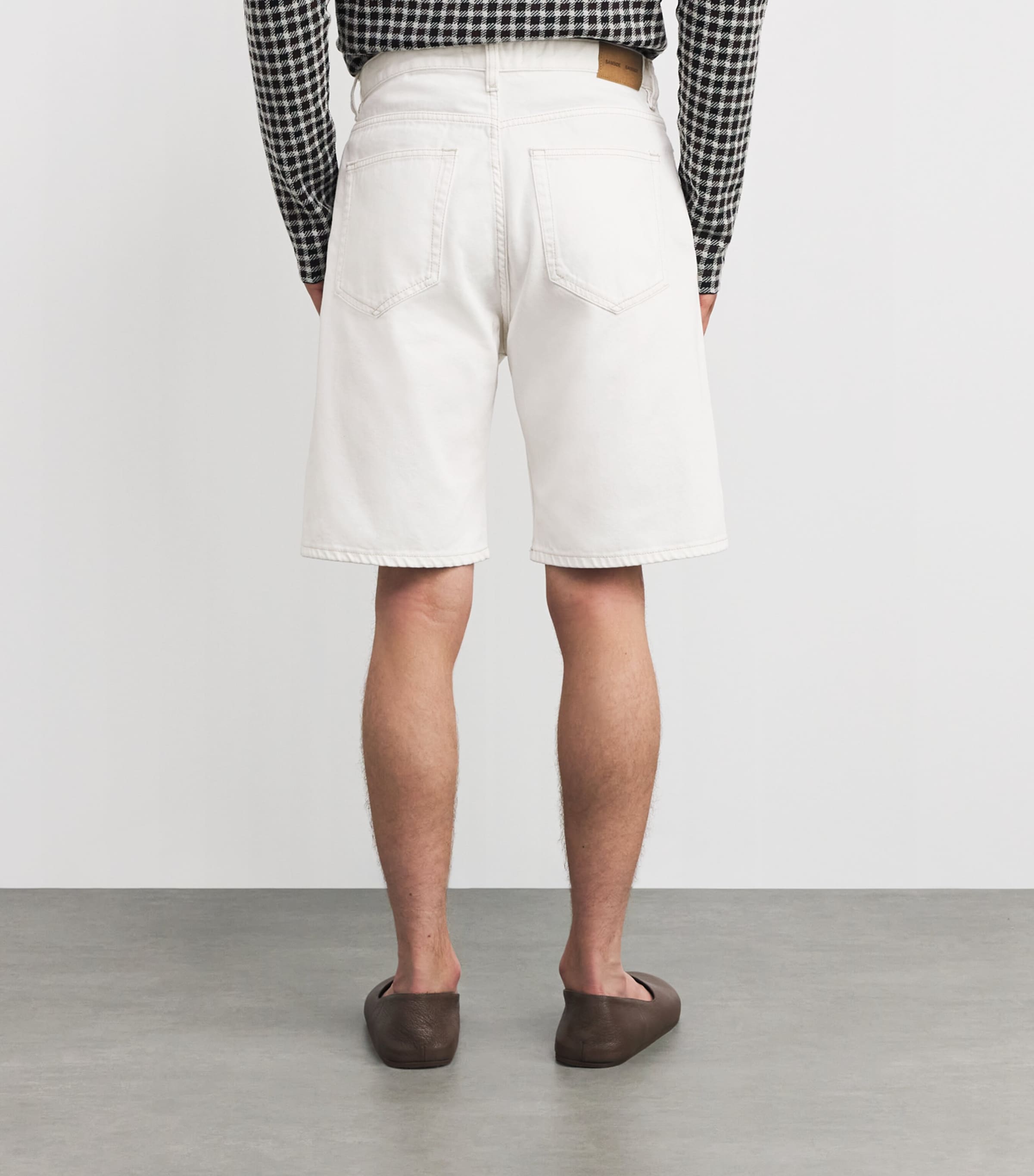 Saeddie Denim Shorts WHITE ROCK CLR002163 Image 4