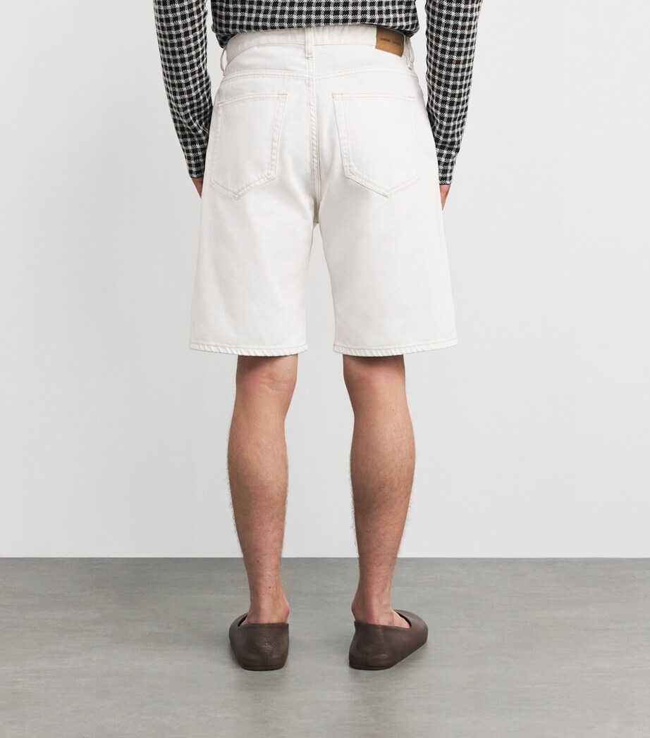 Saeddie Denim Shorts WHITE ROCK CLR002163 Image 4