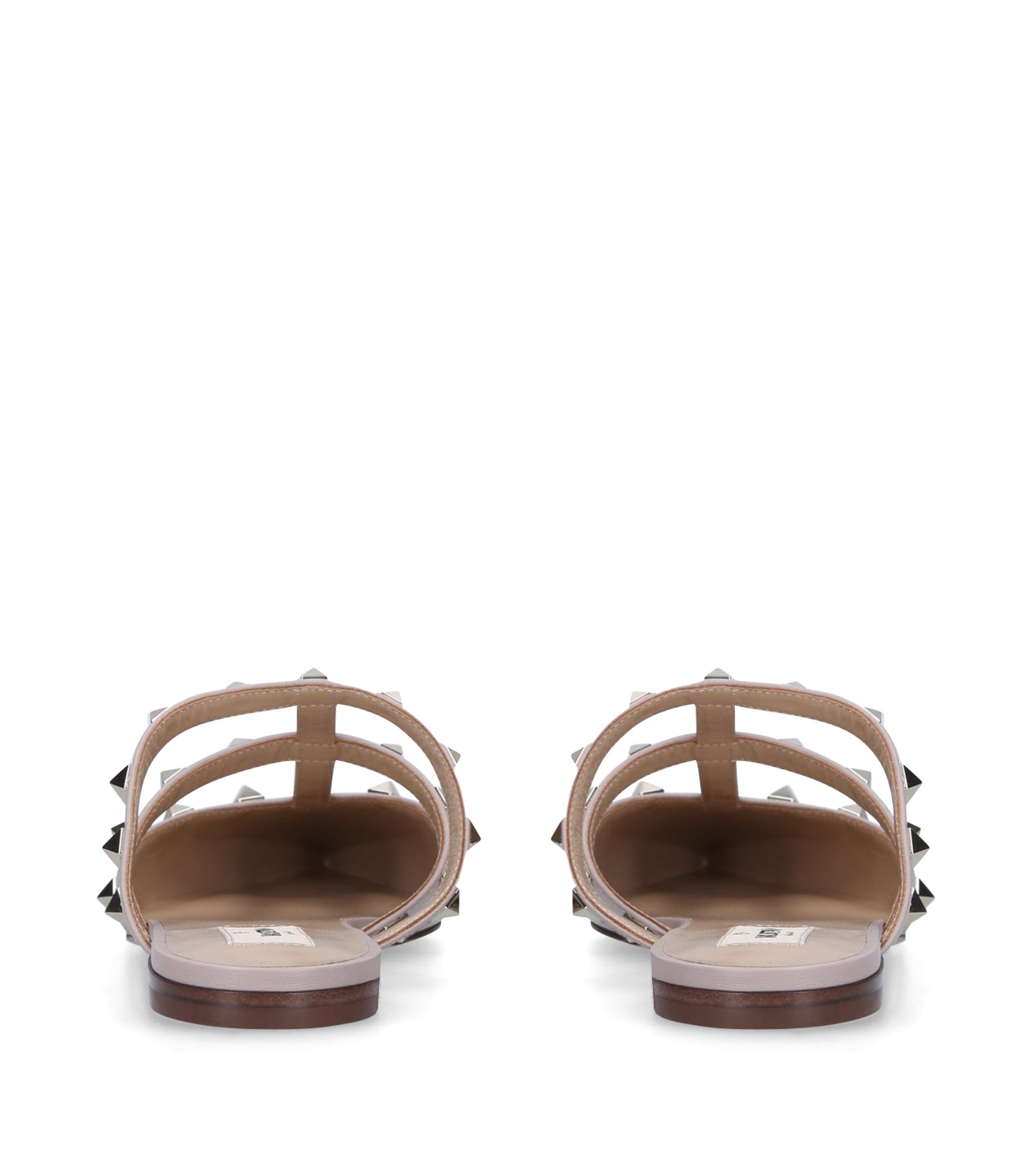Valentino Garavani Patent Leather Rockstud Mules Pale Pink Image 2