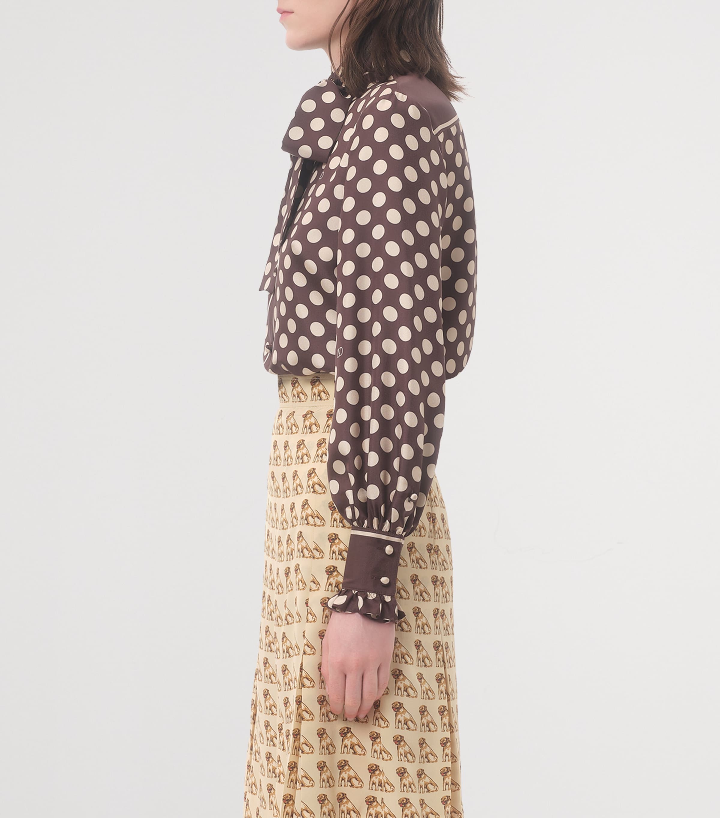 Silk Polka-Dot Shirt RDQ Image 3