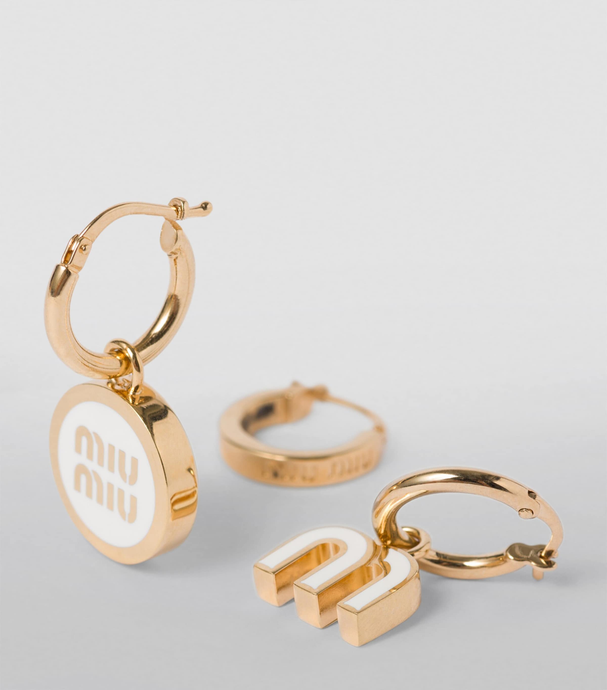 Enamelled Logo Single Earrings (Set of 3) F0009 Image 3