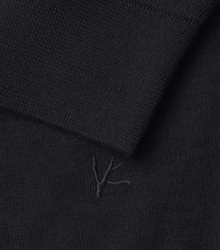 Isaia Mens Wool Crew-Neck Sweater Image 2