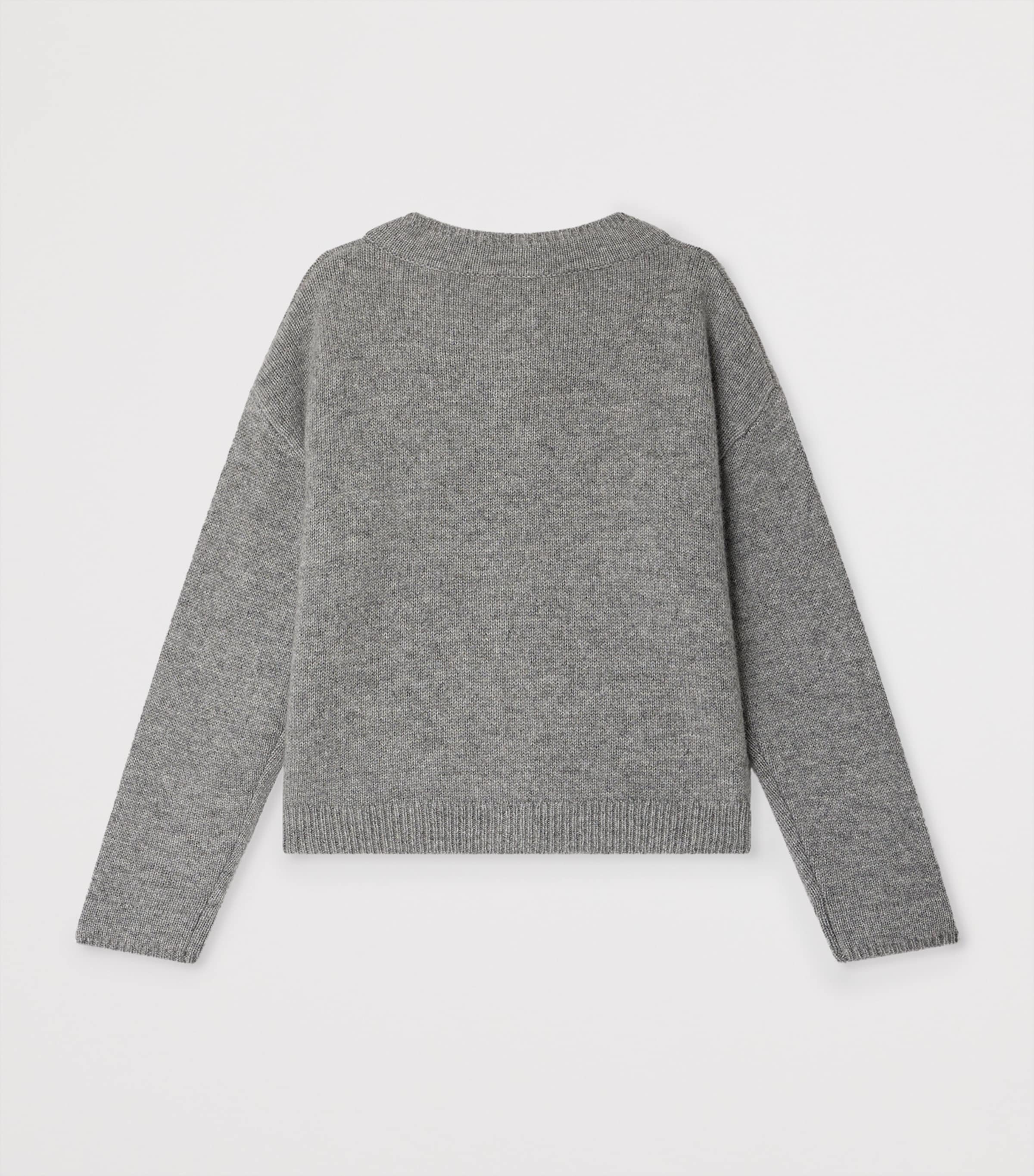 Cashmere Judicael Cardigan (4-8 Years) GRIS CHINE MOYEN Image 2