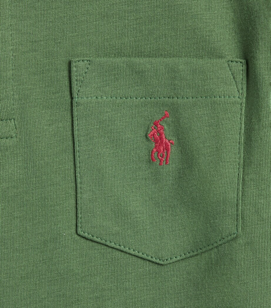 Ralph Lauren Kids Cotton Polo Shirt (2-7 Years) Fatigue Image 3