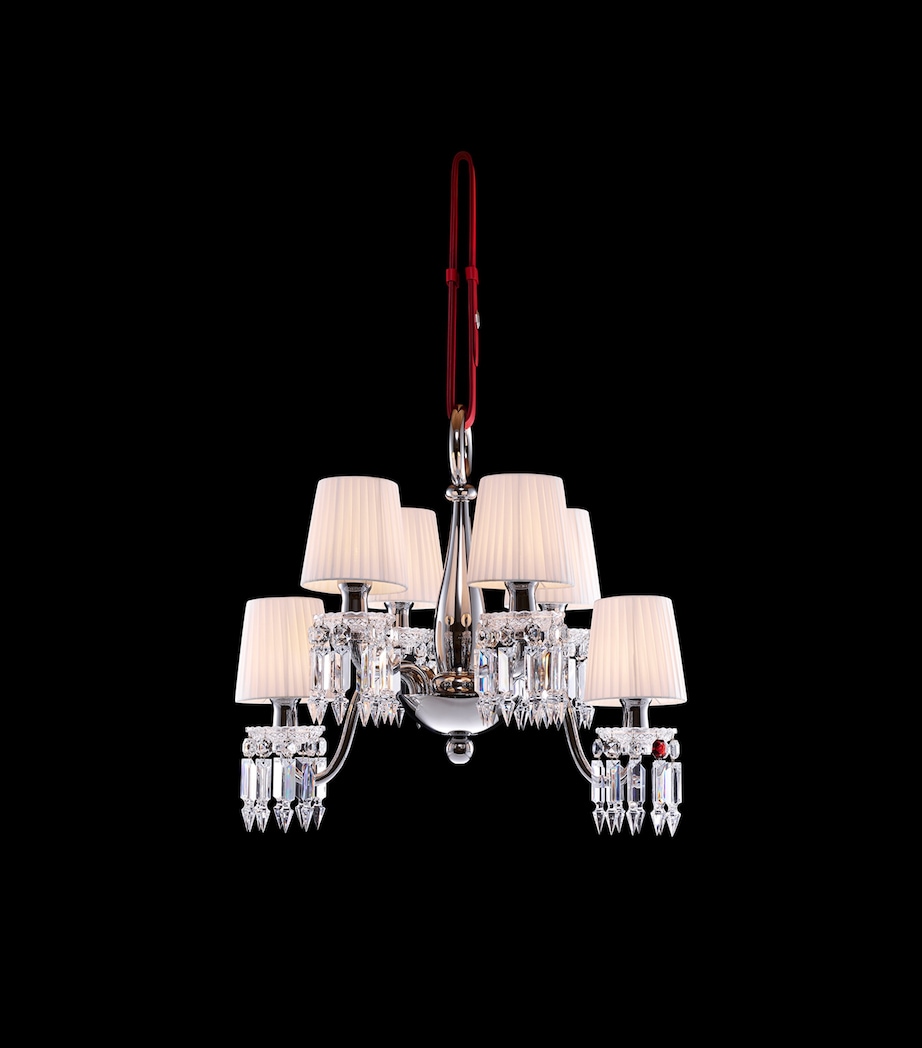Baccarat Zénith Nomade 6-Light Chandelier Clear Image 4