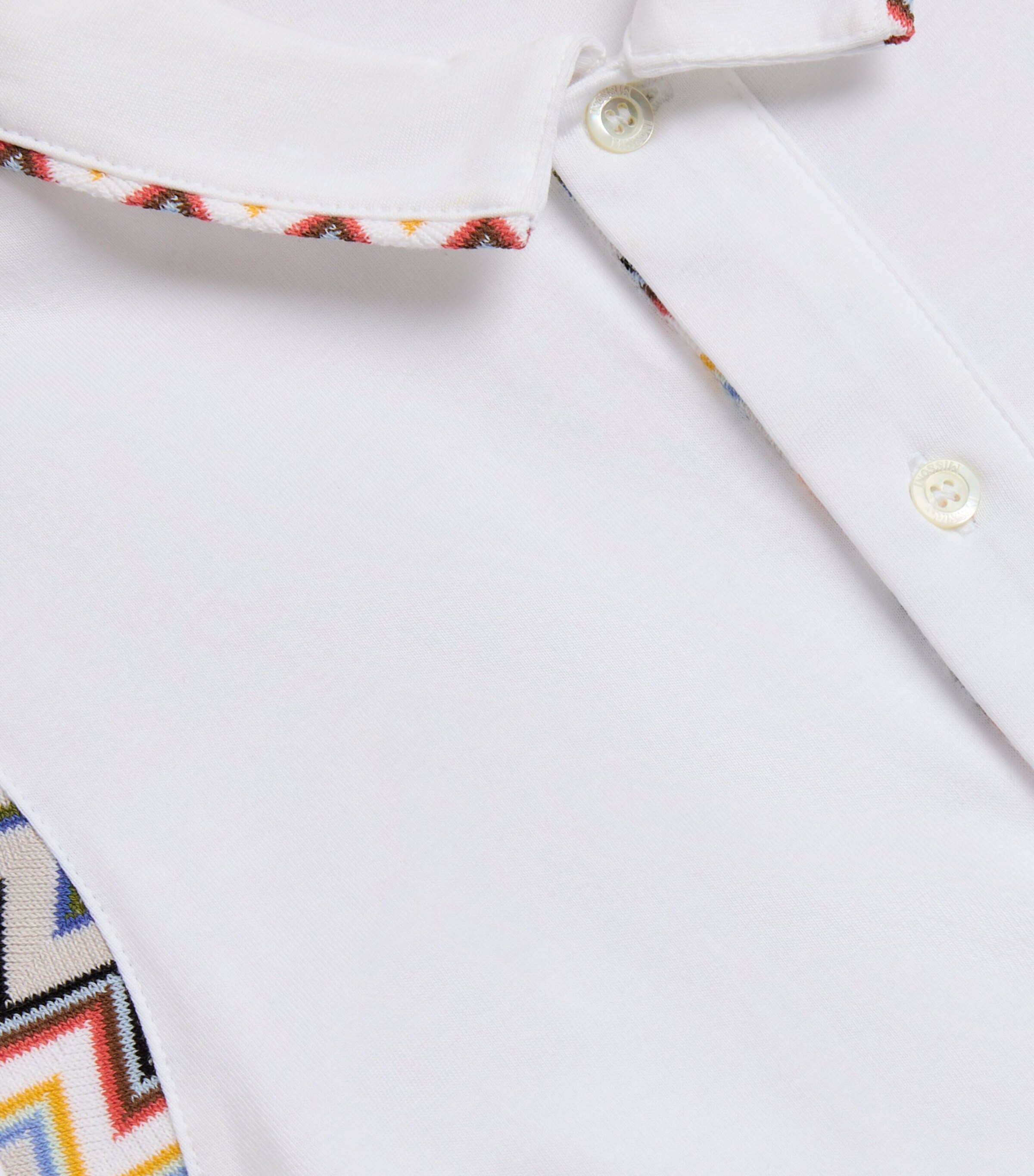 Missoni Kids Cotton Zigzag-Detail Polo Shirt (6-14 Years) Image 2
