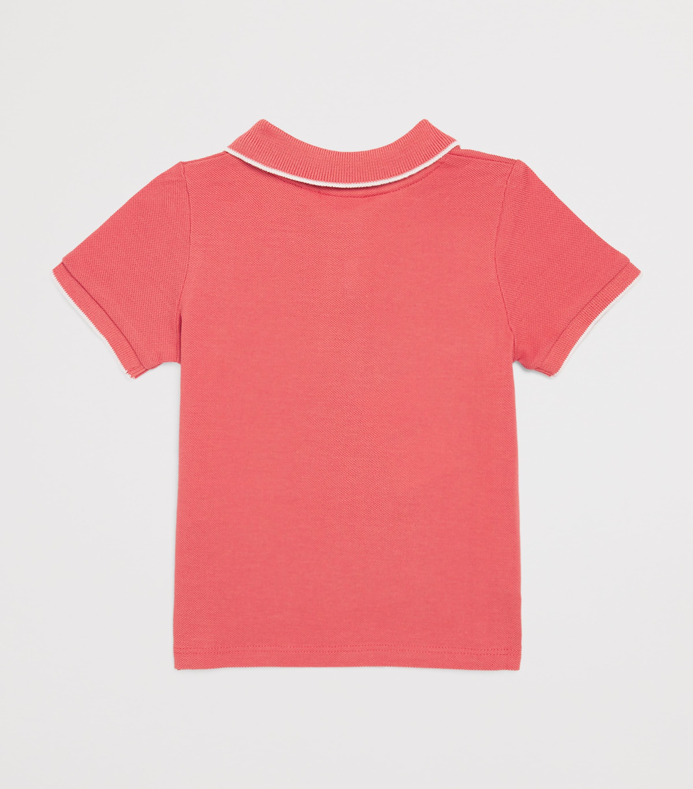 BOSS Kidswear Cotton Logo Polo Shirt (3 Months-3 Years) Image 2