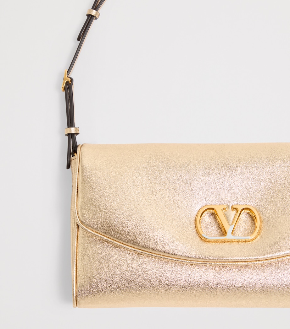 Small Leather DeVain Shoulder Bag 39L Image 8