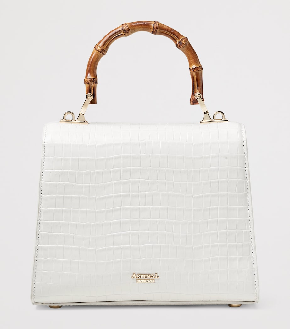 Aspinal Of London Midi Mayfair Bag Chalk White Image 3