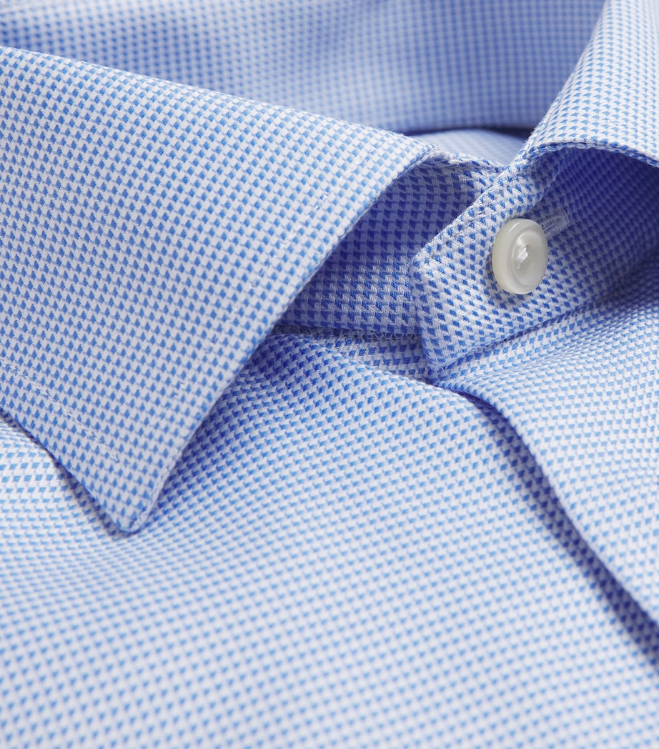 Cotton Twill Contemporary Fit Shirt 22 LIGHT BLUE Image 5