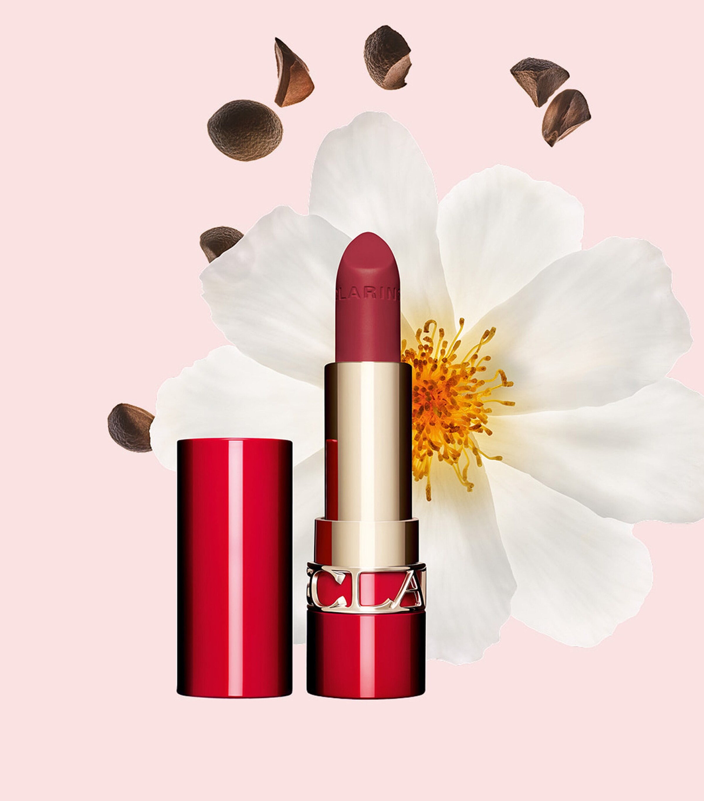 Clarins Joli Rouge Velvet Lipstick - Refill Grenadine Image 2
