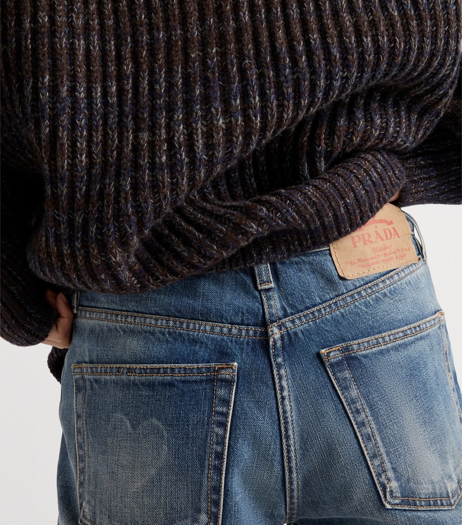 Low-Rise Tapered Jeans F0008 Image 6