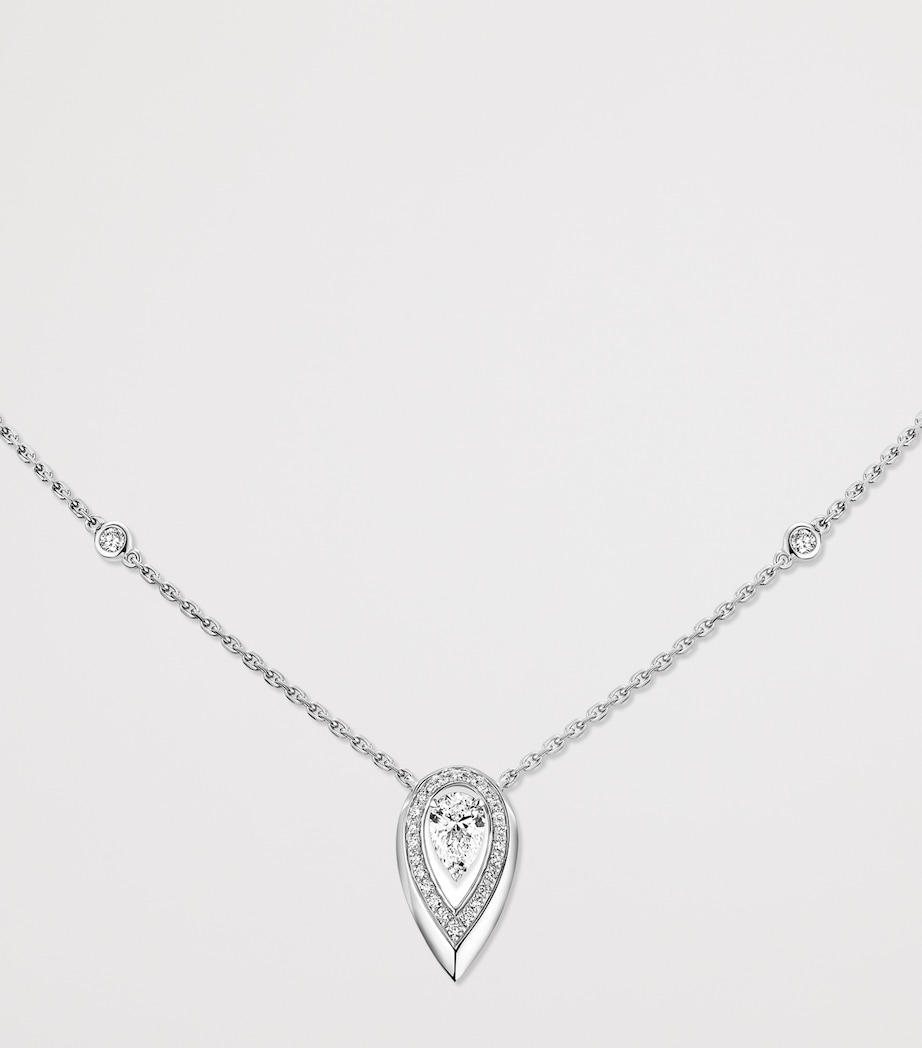 Messika Fiery Diamond and White Gold Necklace (0.42ct) White Gold Image 3
