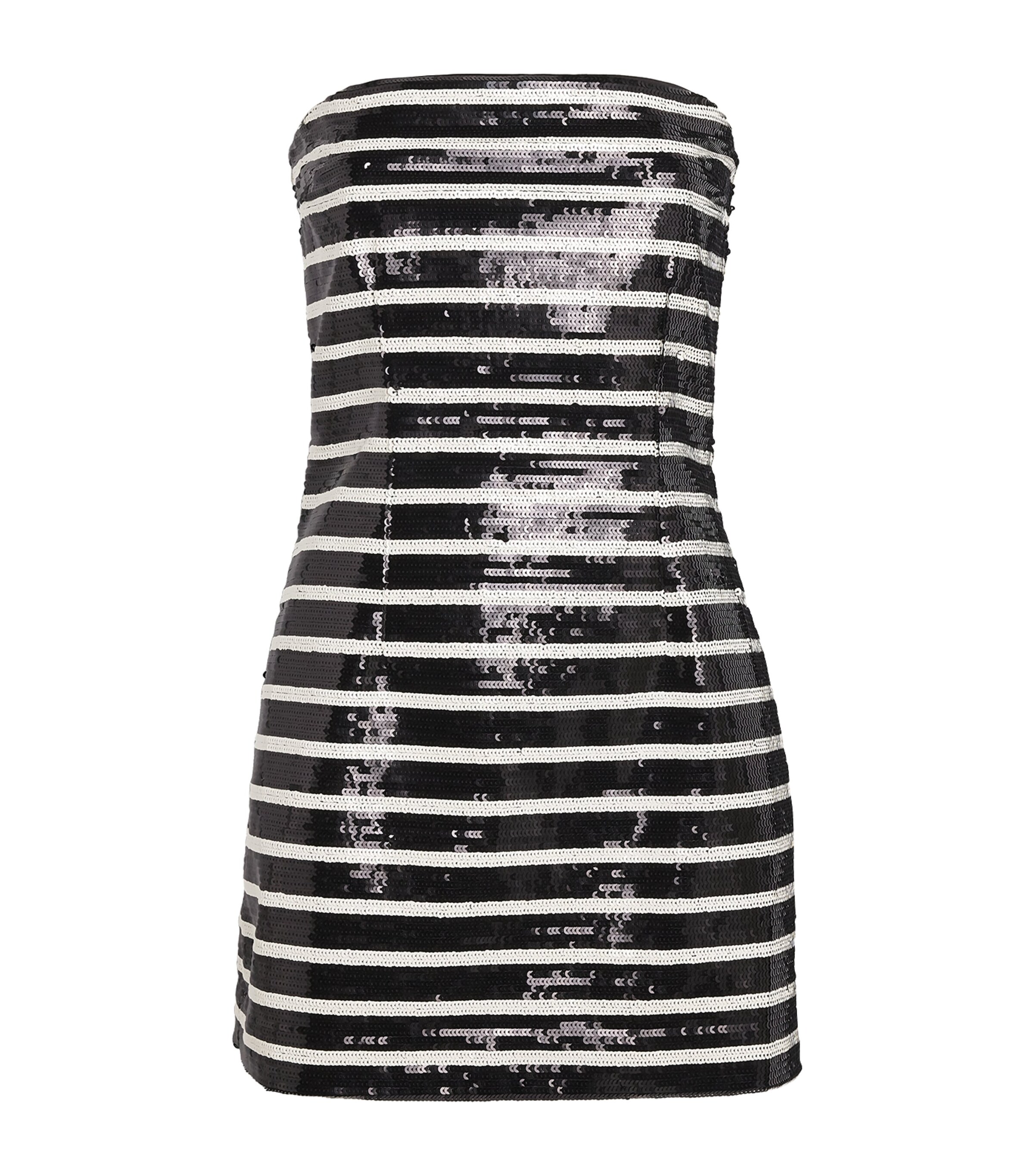 Veronica Beard Black Sequinned Cala Mini Dress | Harrods US