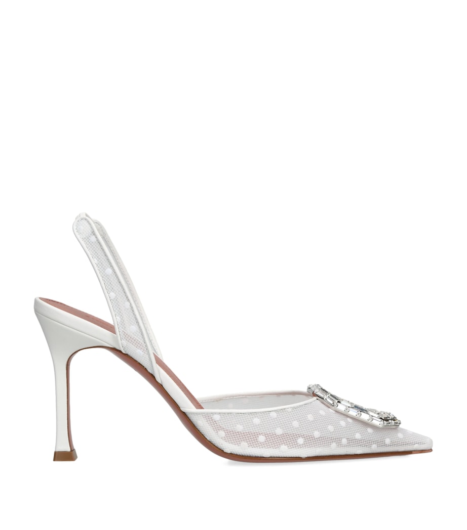 Camelia Slingback Pumps 90 WHITE Image 1