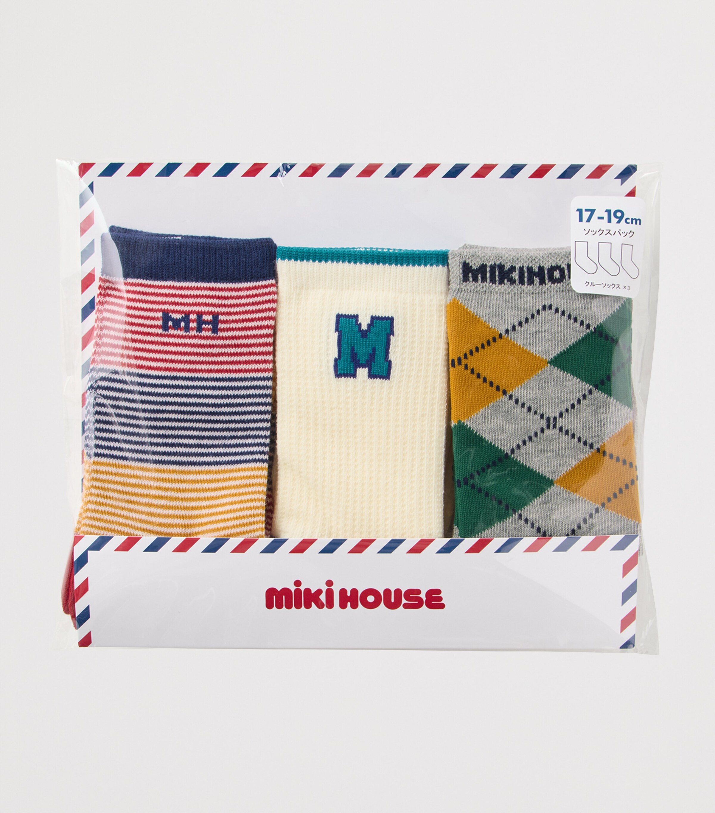 Miki House Patterned Socks (Pack of 3) Image 9