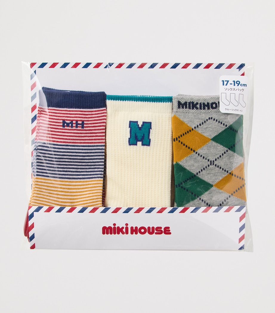 Miki House Patterned Socks (Pack of 3) Image 9