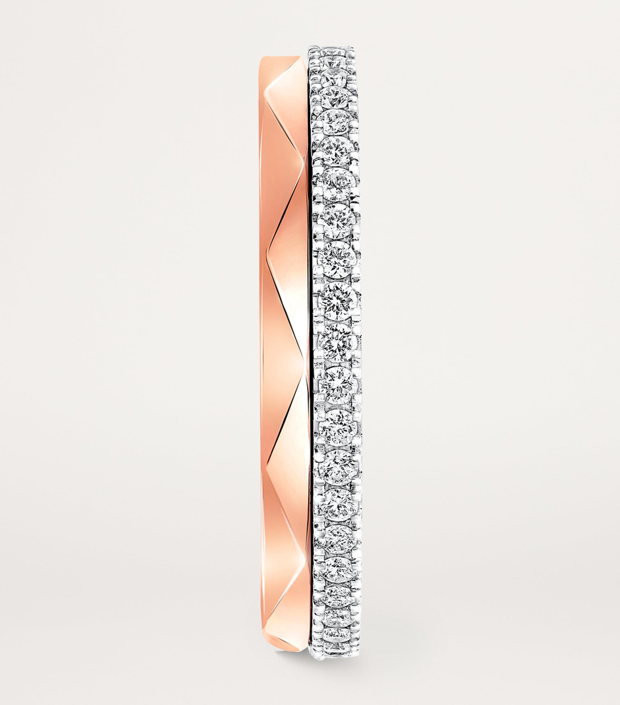 Rose Gold and Diamond Laurence Graff Signature Ring ROSE GOLD Image 3