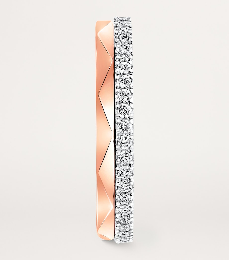 Rose Gold and Diamond Laurence Graff Signature Ring ROSE GOLD Image 3
