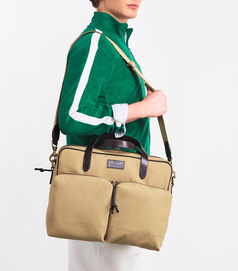 Canvas Commuter Bag BEIGE/KHAKI Image 2