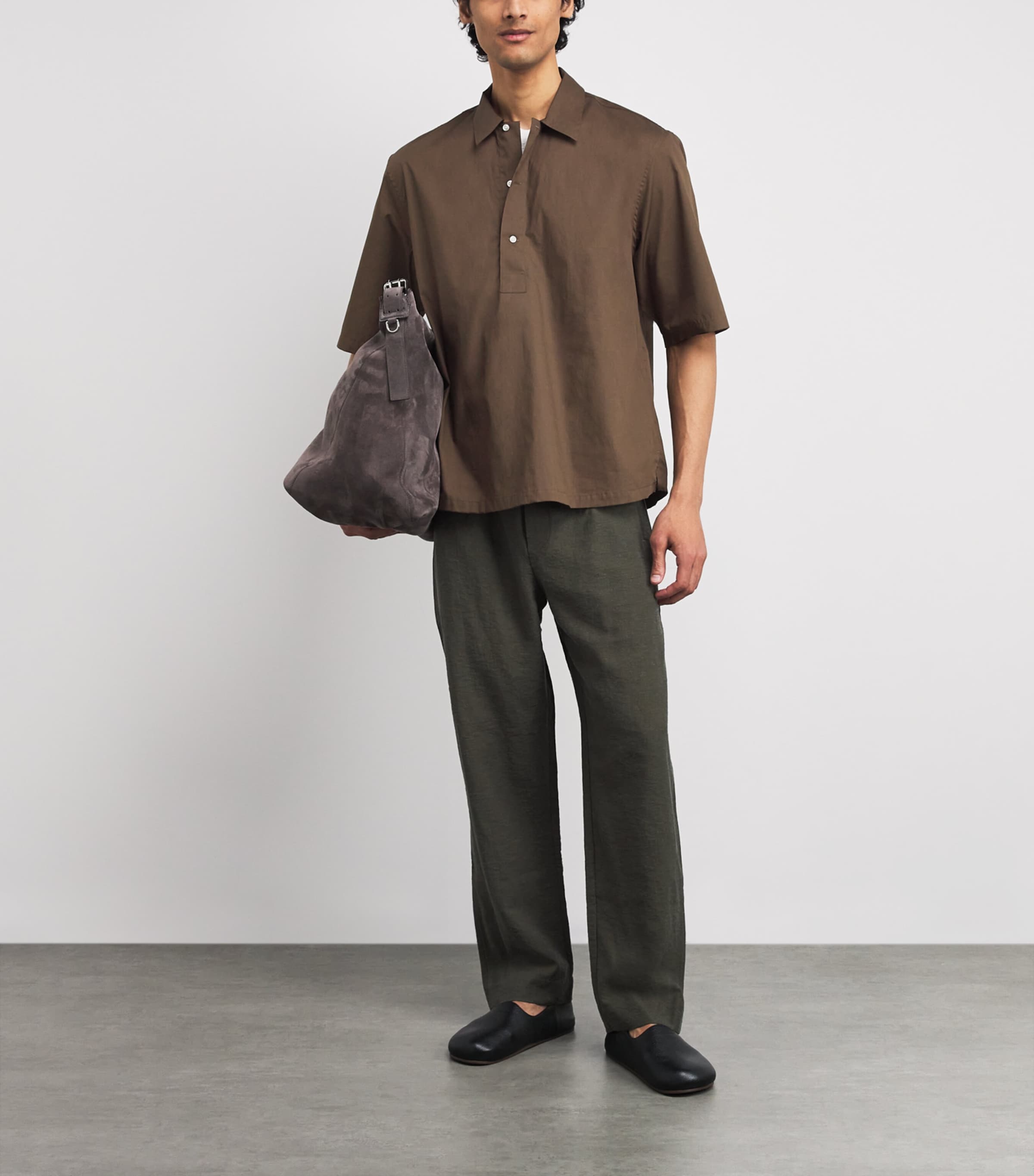 Organic Cotton Half-Placket Joris Shirt COCO Image 2