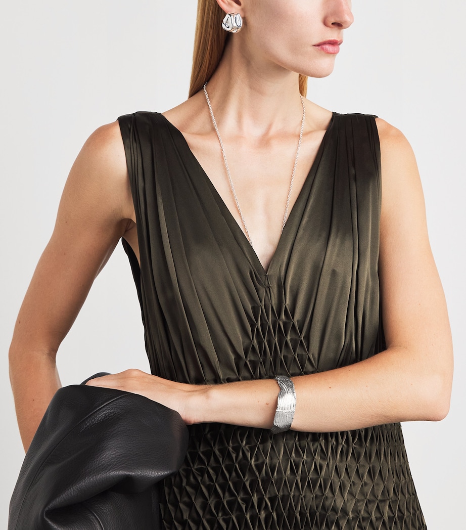 Completedworks Irregular Cuff Bracelet Silver Plated Image 2