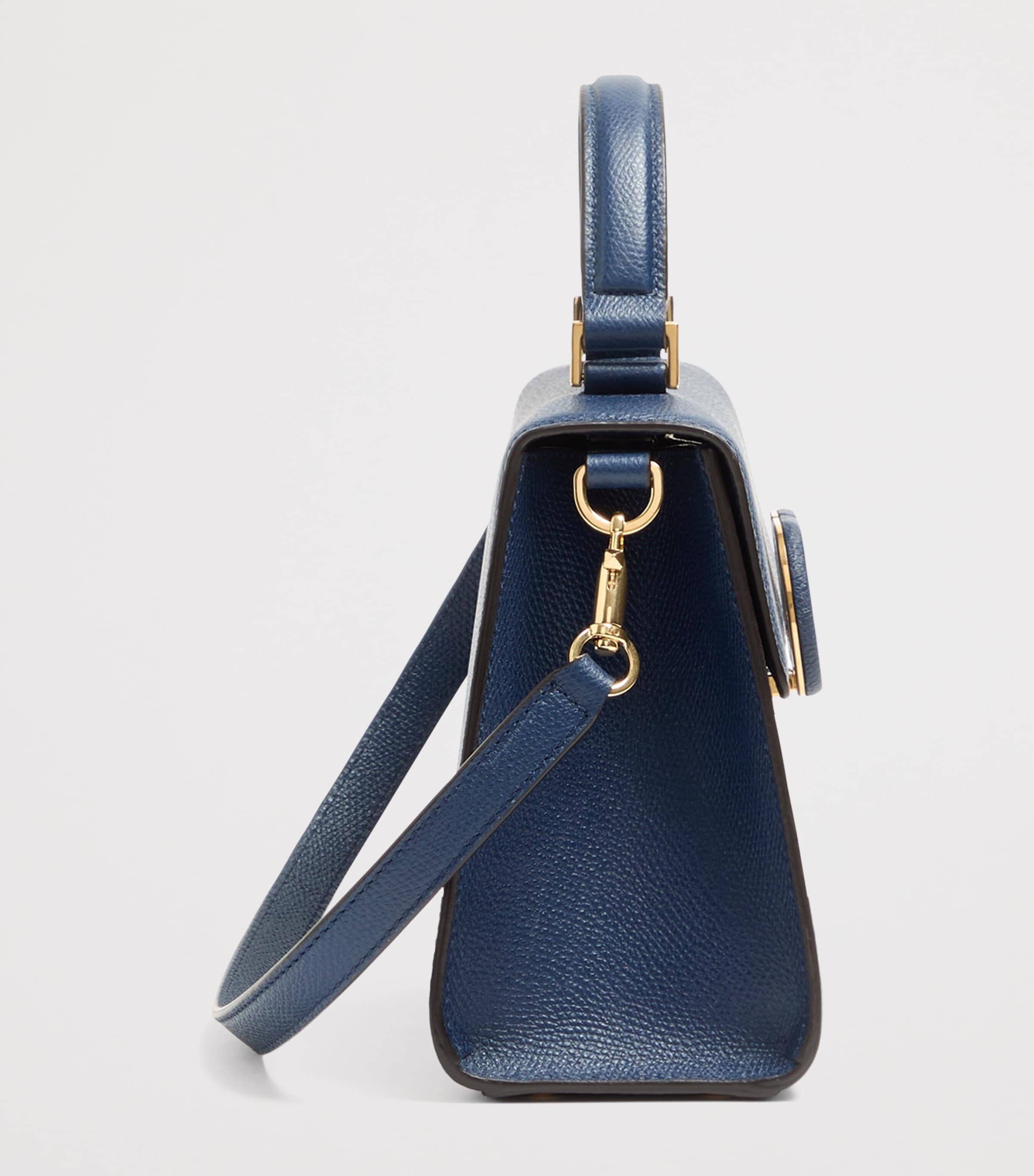 Valentino Garavani Small Leather VSLING Top-Handle Bag Image 3