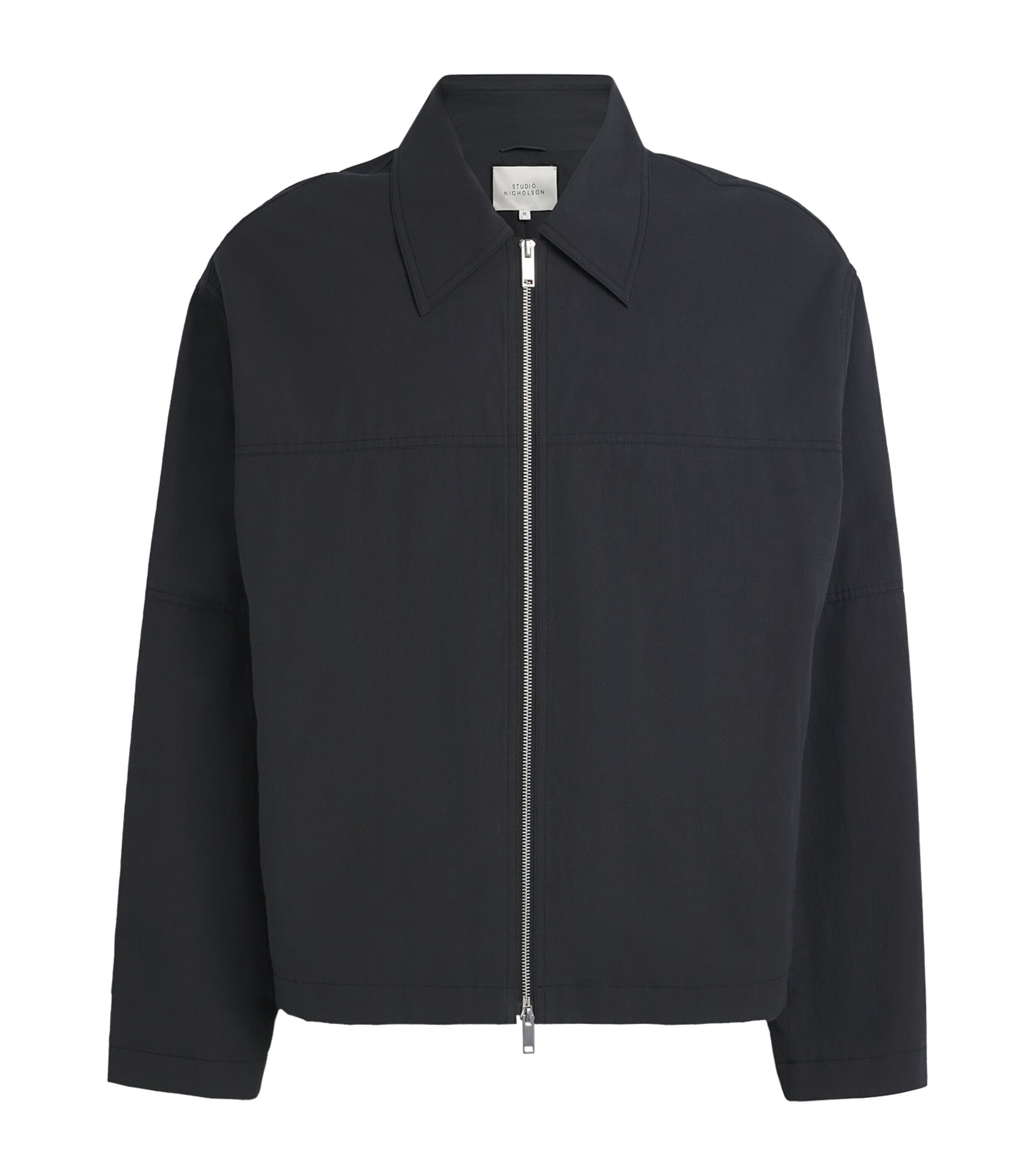 Studio Nicholson Mens Cotton Harrington Jacket Graphite Image 1