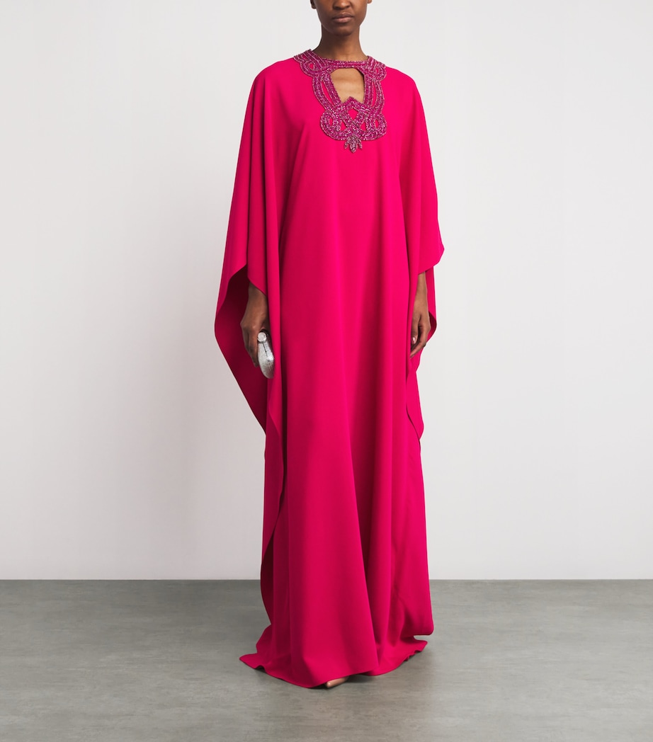 Cady Beaded Kaftan Maxi Dress 181945 BRIGHT ROSE Image 2