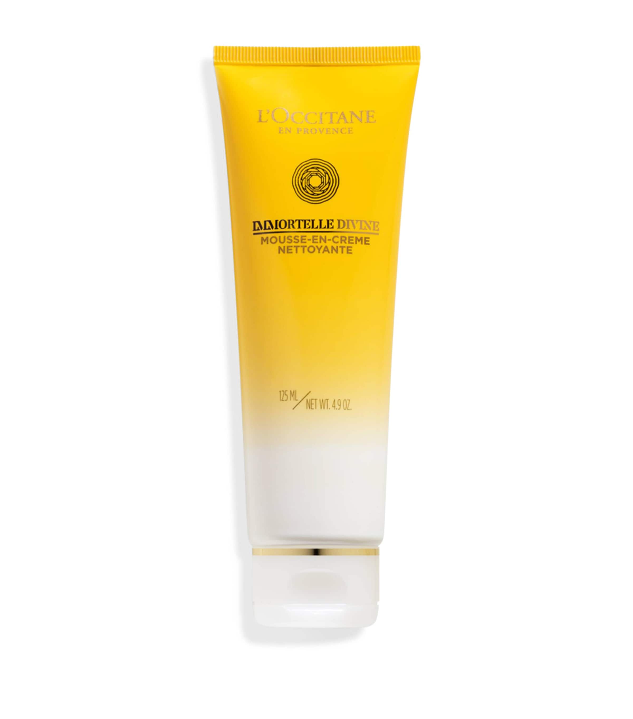 L'Occitane Immortelle Divine Foaming Cleansing Cream (125ml) Image 1