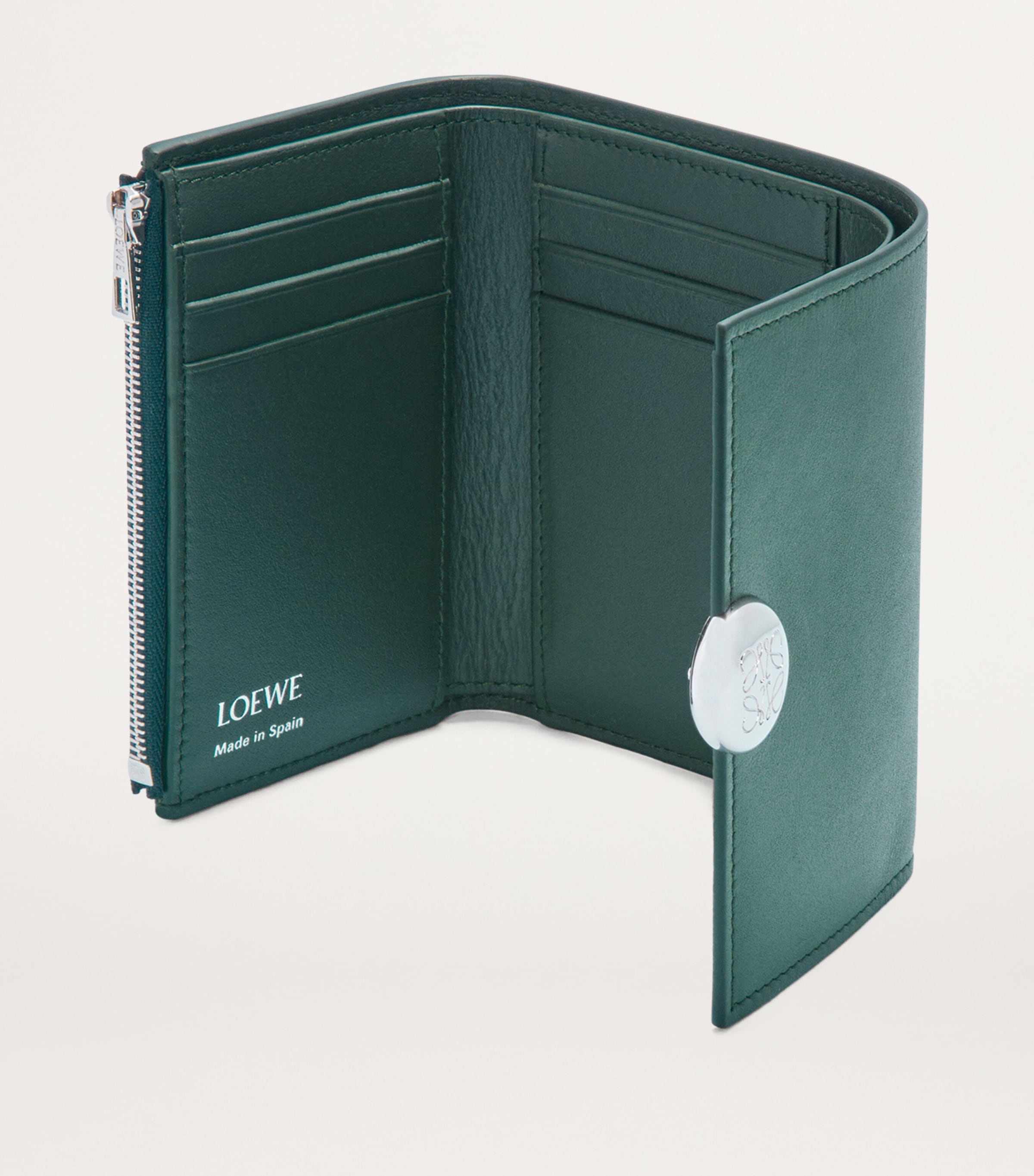 LOEWE Small Leather Pebble Wallet | Harrods US