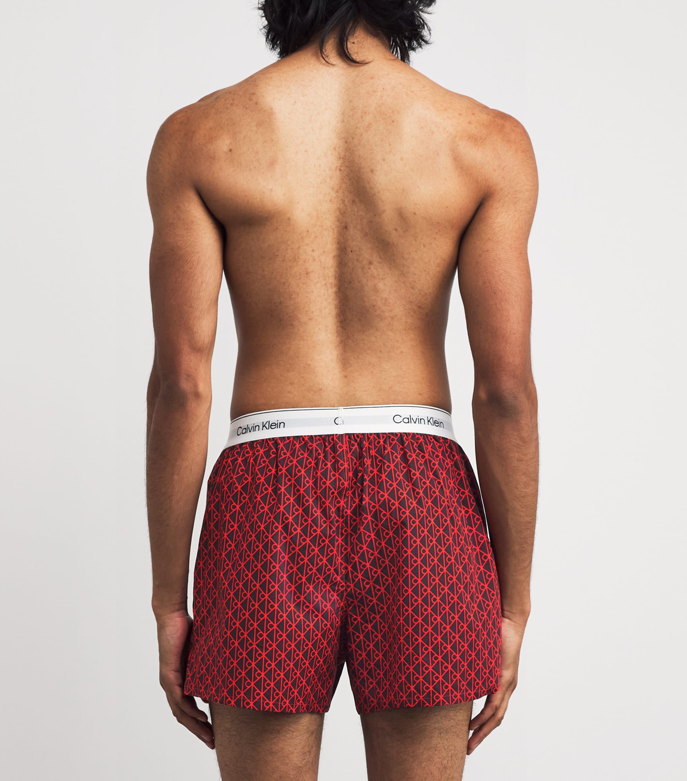 Stretch-Cotton Slim Boxers (Pack of 3) 2VHBLACK/ SEAMLESS Image 3