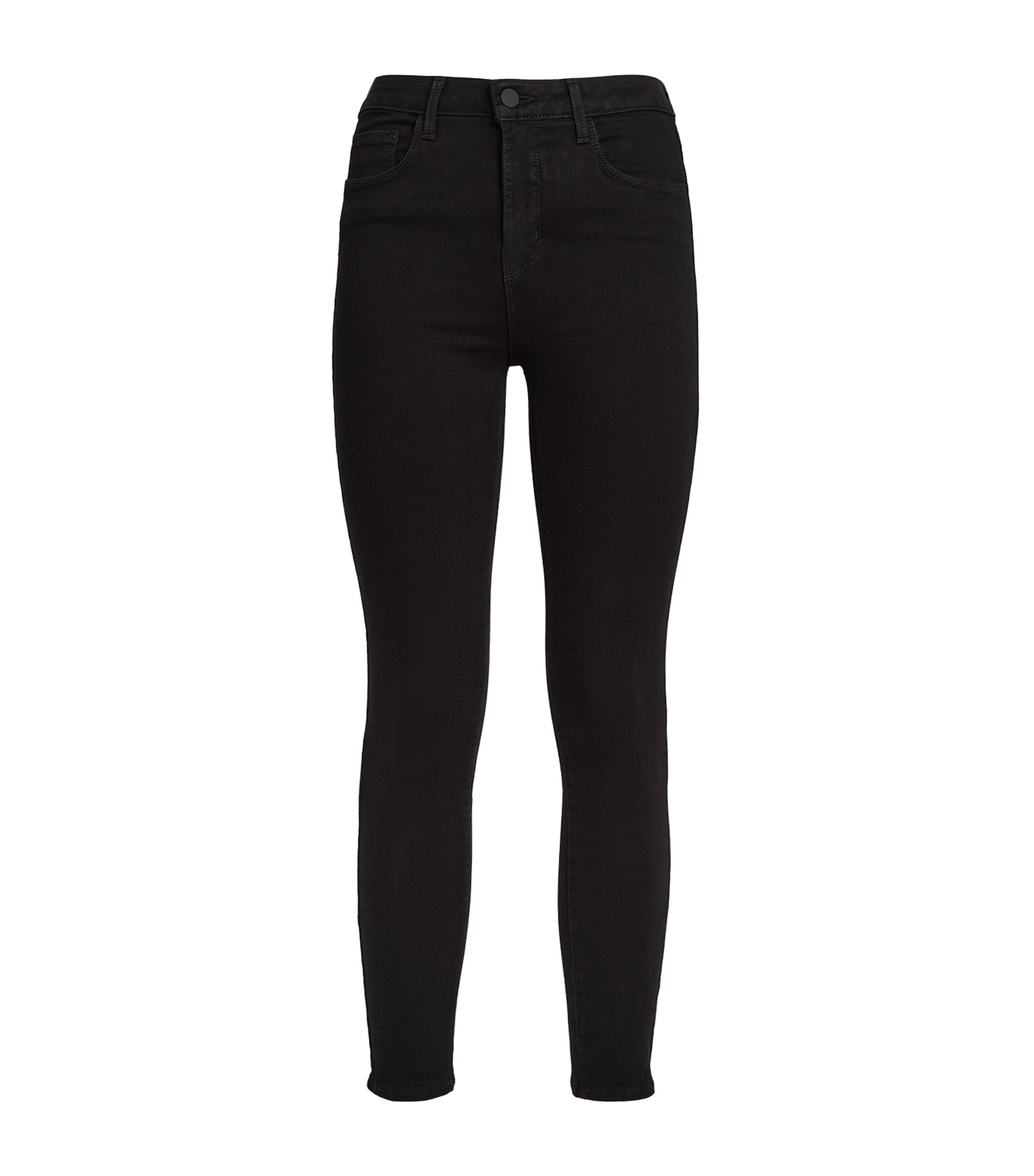 Shop L Agence Skinny Margot Jeans In Black