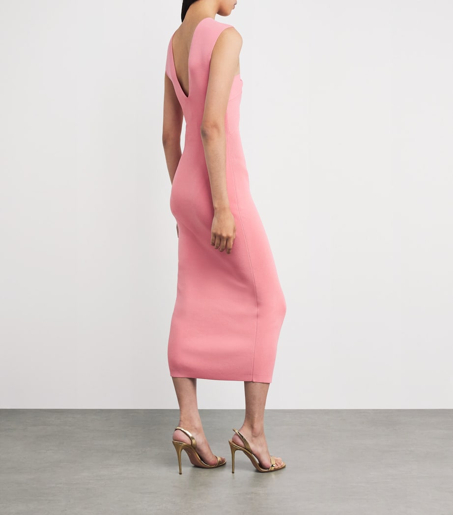 Twist-Front Dawnette Midi Dress BUBBLE Image 3