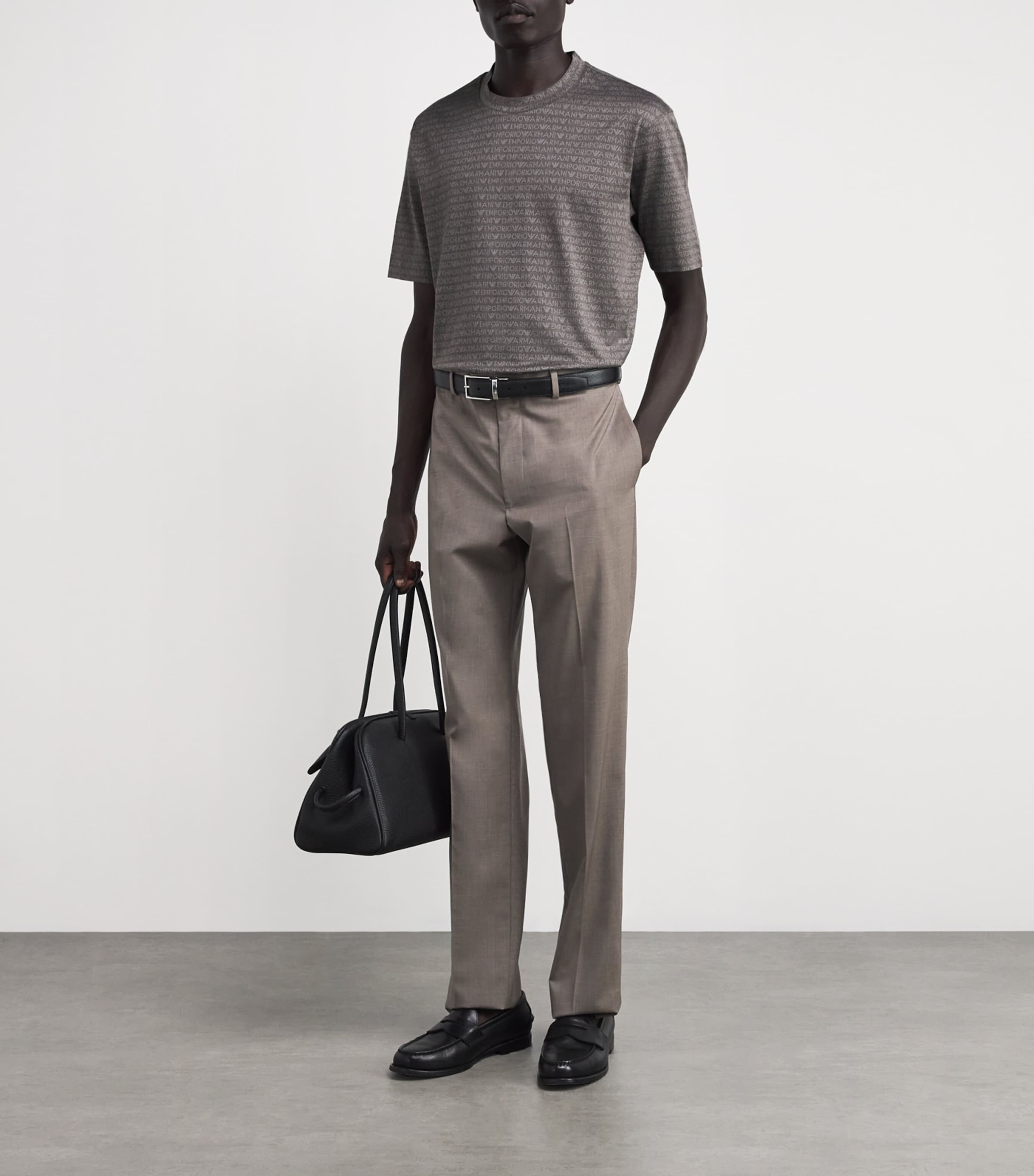Emporio Armani Cotton Logo T-Shirt | Harrods US