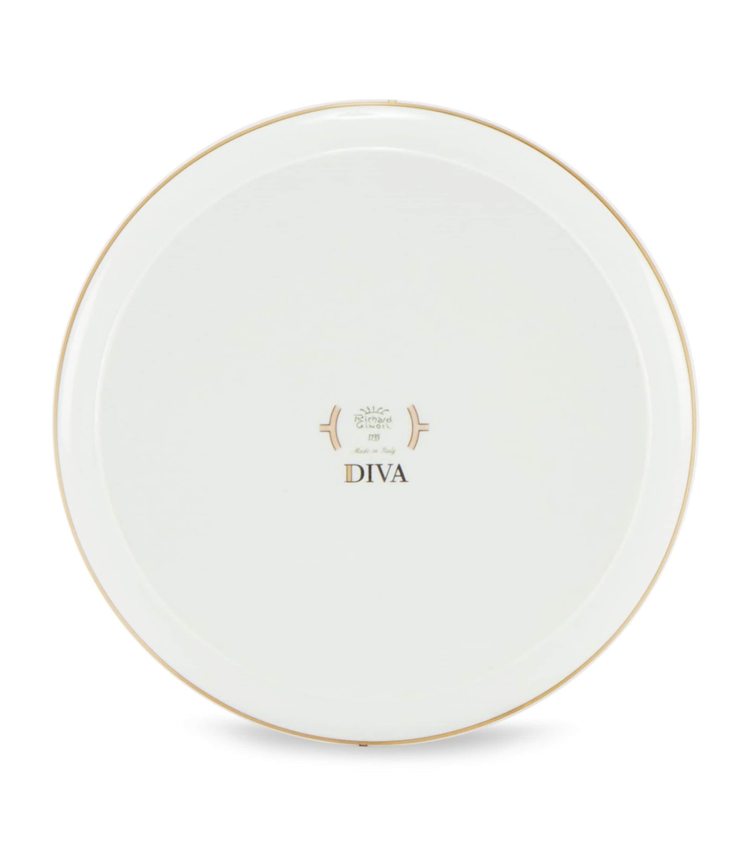 Porcelain Colonna Diva Rosa Round Tray (17cm) G00134902 Image 3