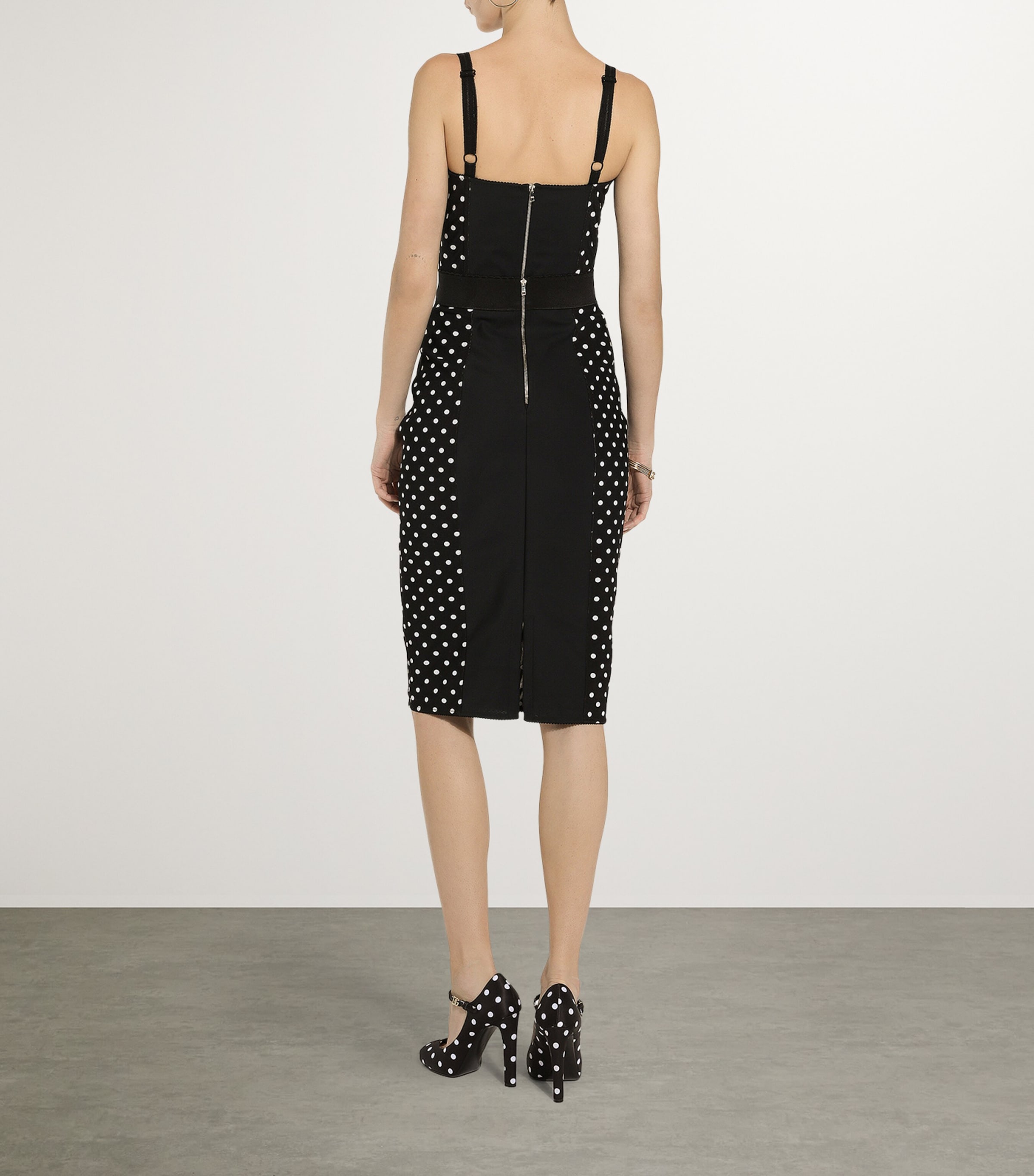 Dolce & Gabbana Polka-Dot Bustier Top | Harrods CA