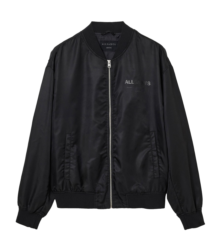 Logo Bomber Jacket BLACK Image 1