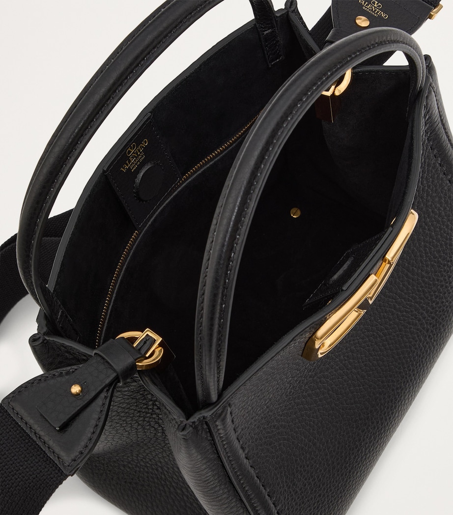 Medium Leather Alltime Top-Handle Bag 0NO Image 6