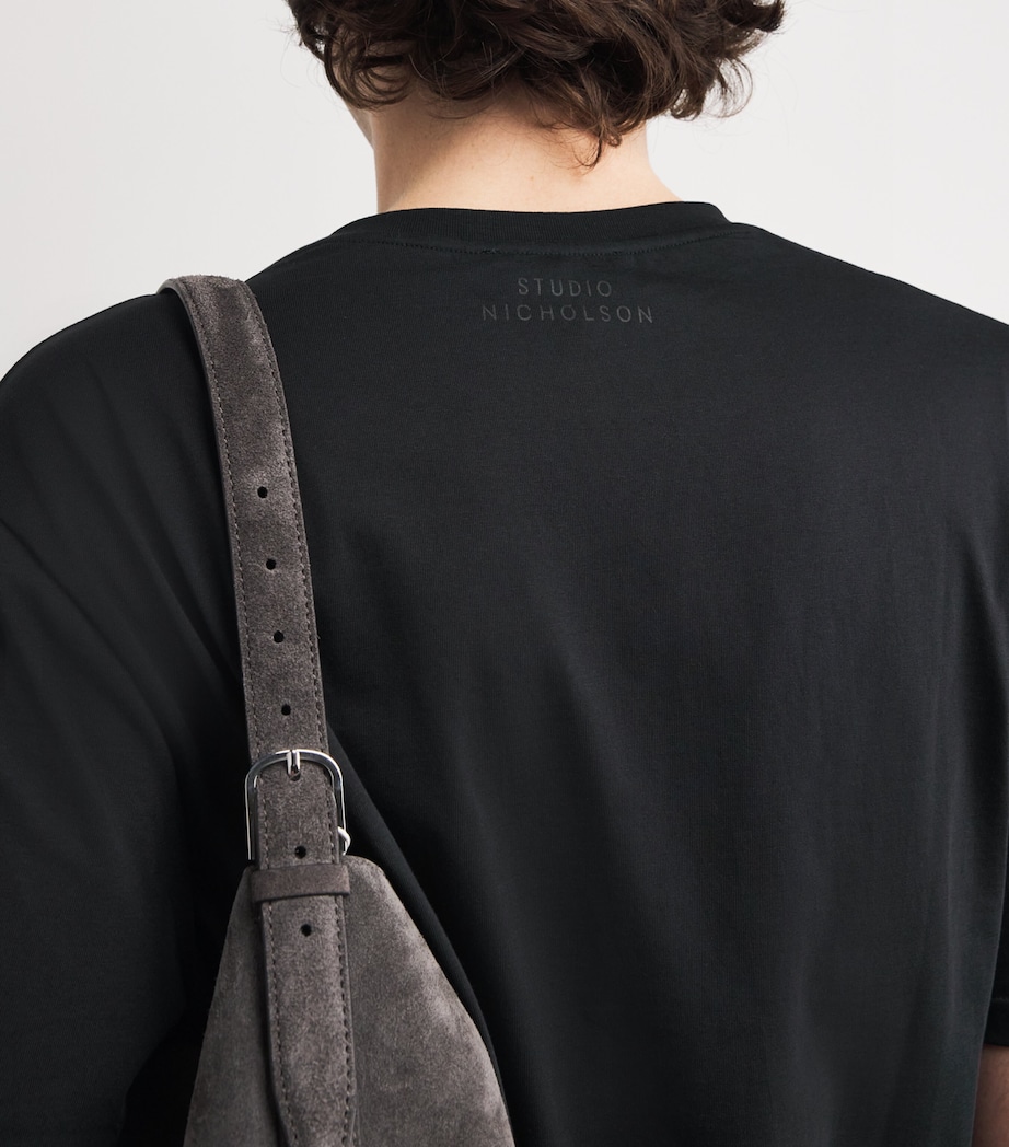 Cotton Bric T-Shirt BLACK Image 6