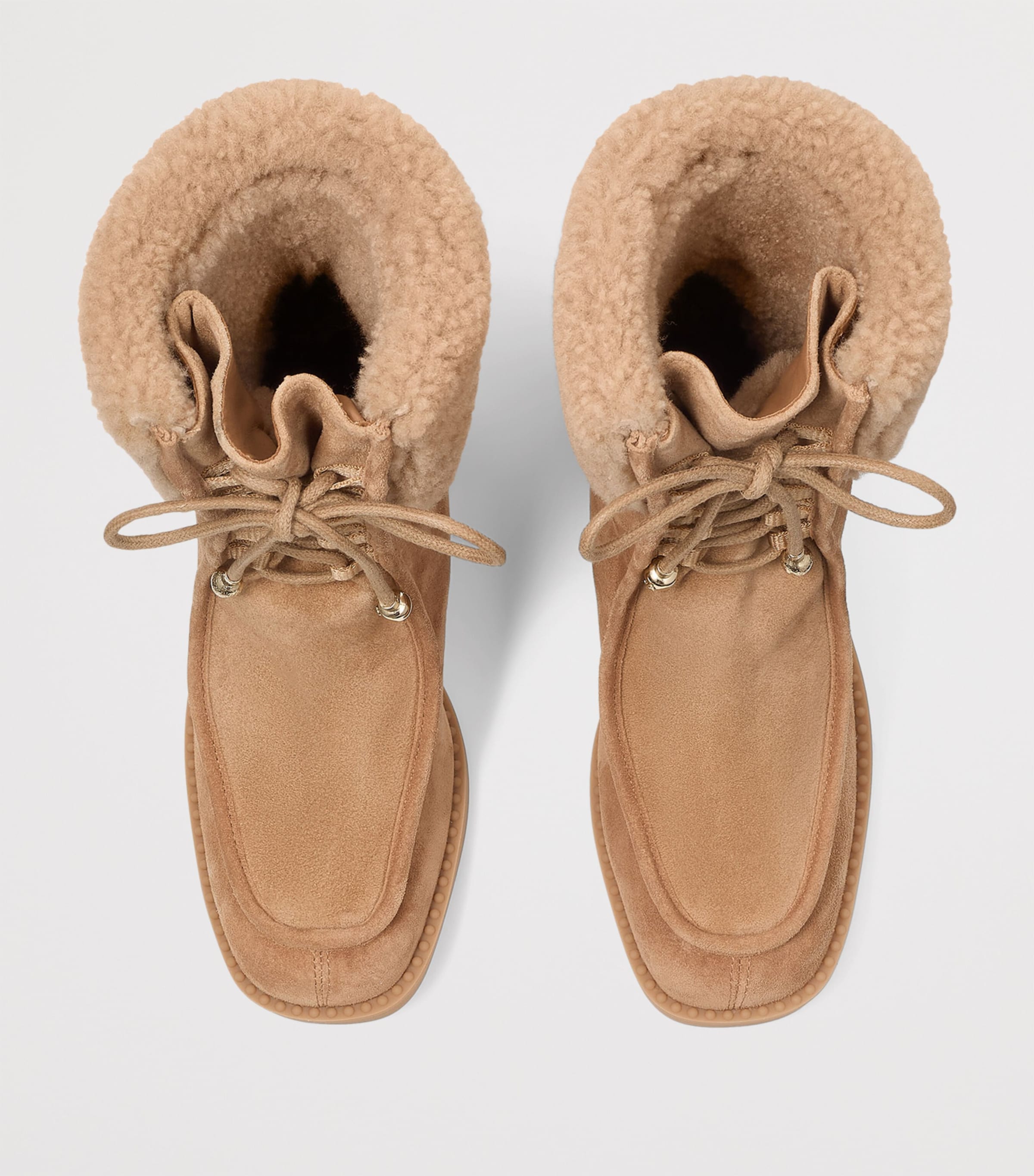 Hali 60 Suede Shearling Boots TOFFEE/TOFFEE Image 3