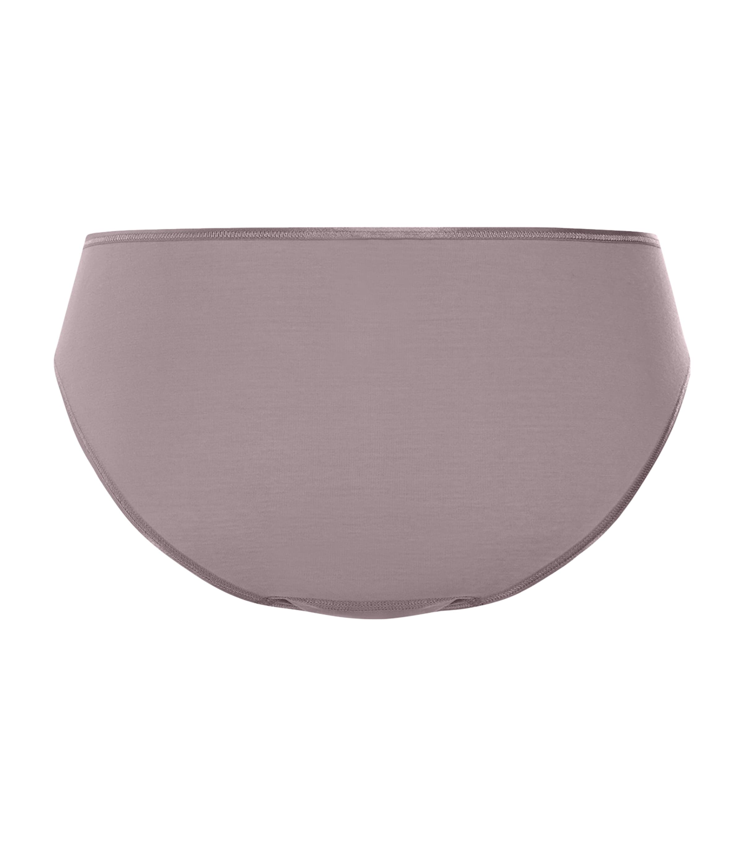 Hanro Womens Cotton Midi Briefs Stormy Rose Image 3