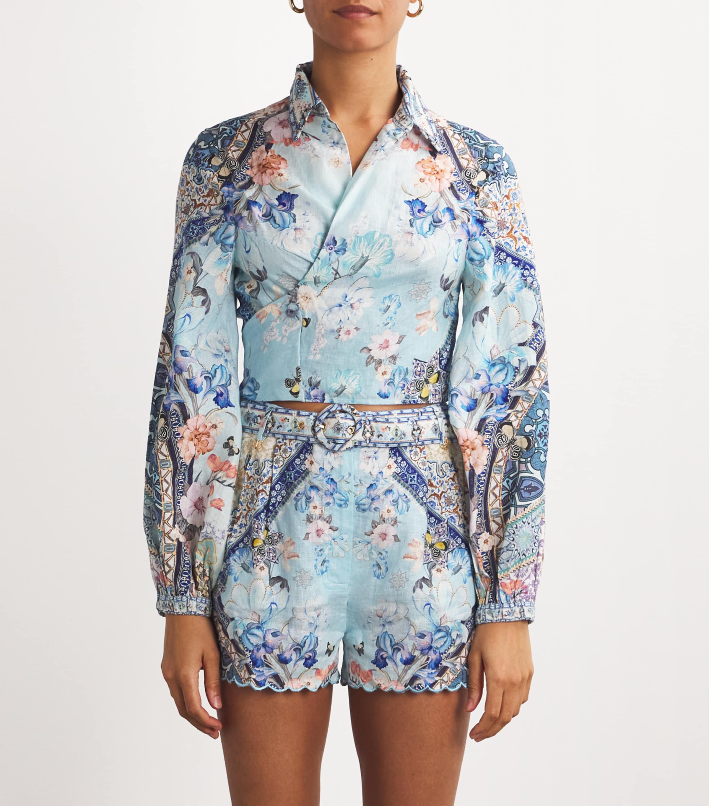 Camilla Womens Silk Wrap Shirt Almanpal Image 2