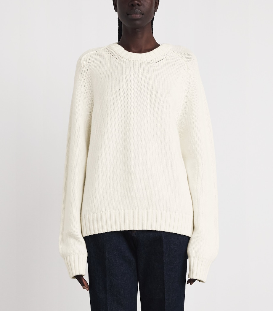 Khaite Womens Cashmere Mae Sweater Glaze Image 4
