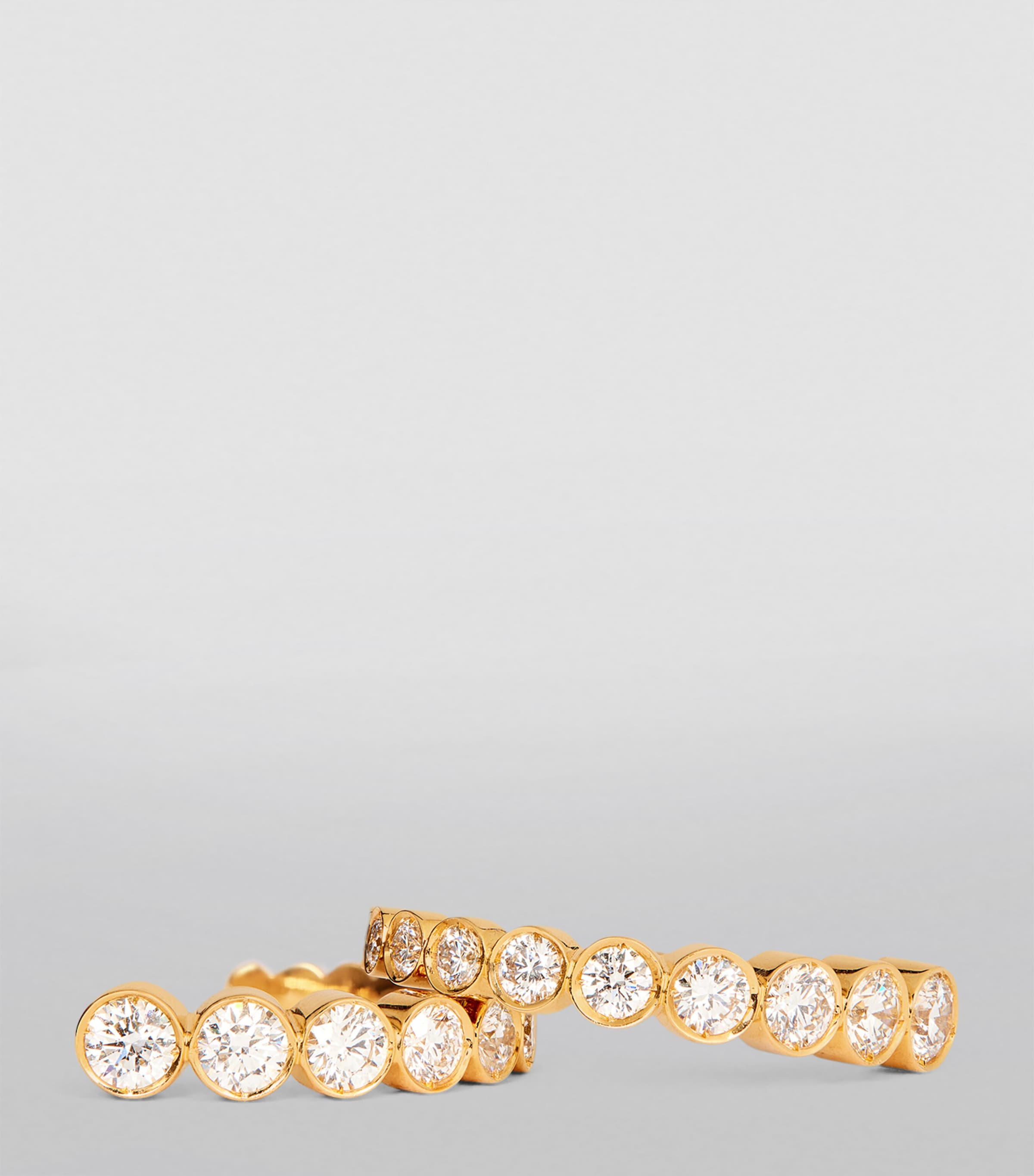 Yellow Gold and Diamond Boucle Ensemble Earrings YELLOW GOLD Image 6