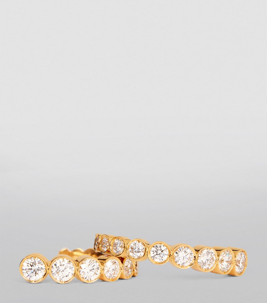Yellow Gold and Diamond Boucle Ensemble Earrings YELLOW GOLD Image 6
