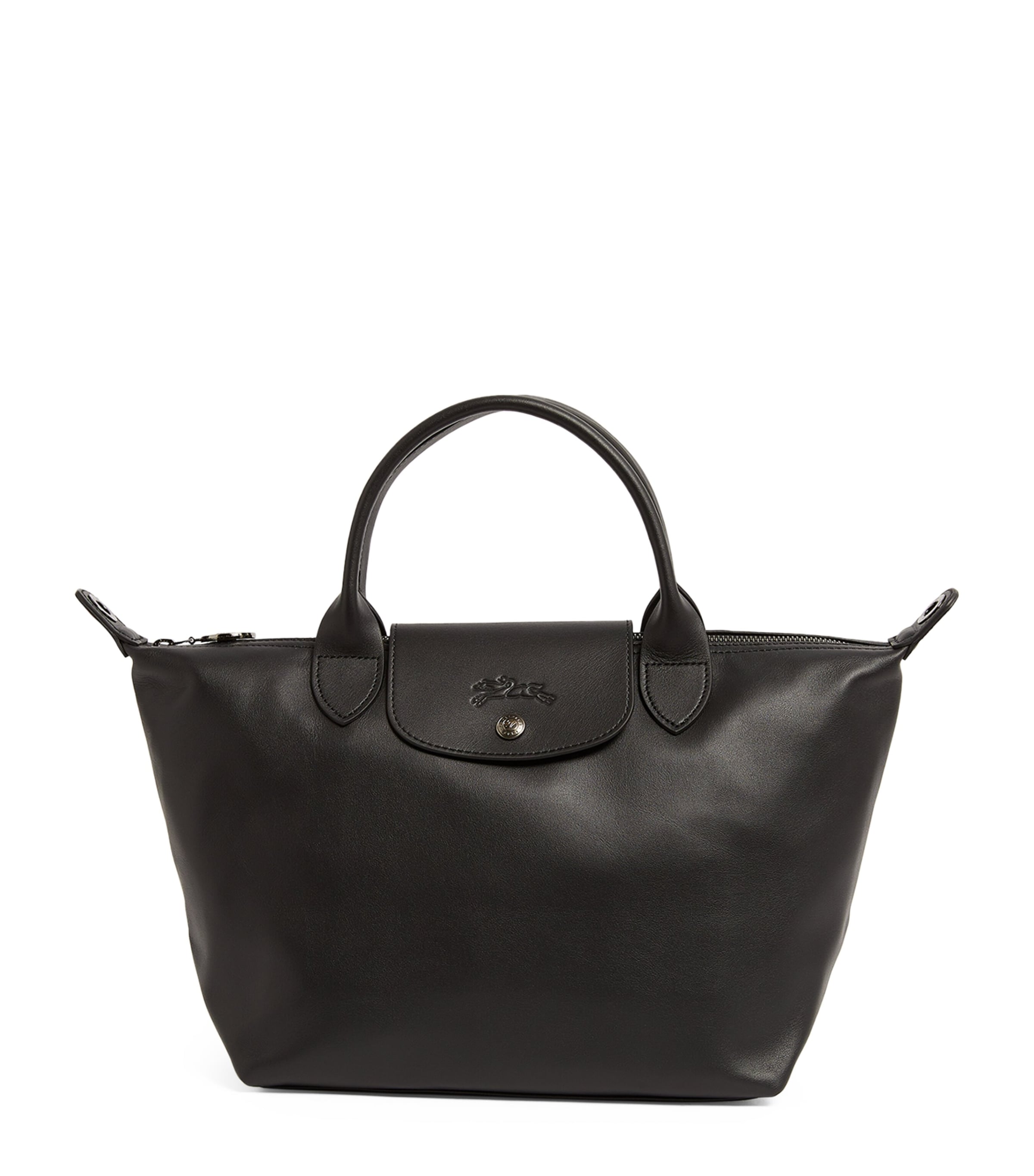 Small Leather Le Pliage Xtra Handbag 001 BLACK Image 1